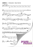 SAMSON Oratorio (clarinet 2)