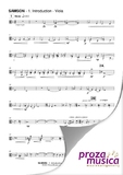 SAMSON Oratorio (viola)